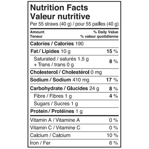 Vista 2 de Sensible Portions Veggie Straws, Zesty Ranch, 120g/4.2 oz. (Importado de Canadá)