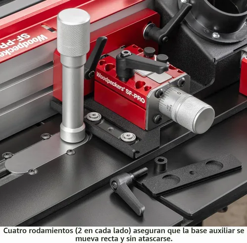Vista 5 de Woodpeckers SF-PRO - Valla universal de mesa de enrutador de 36 pulgadas, fabricada en Estados Unidos, microajuste de 3 vías, se adapta a la mayoría
