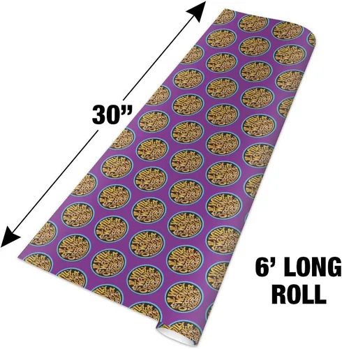 Vista 7 de GRAPHICS & MORE Willy Wonka and the Chocolate Factory - Rollos de papel de regalo con logotipo