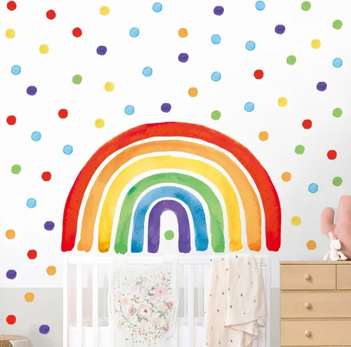 Vista 23 de 208Pcs Pegatinas de Pared de Flores Boho, Calcomanías de Pared de Flores Rosas, Autoadhesivas, Flores Silvestres de Acuarela Neutrales Extraíbles
