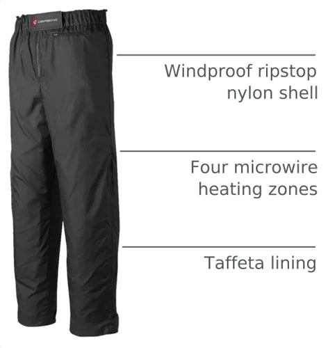 Vista 4 de Gerbing Forro térmico para pantalones - Motocicleta de 12 V
