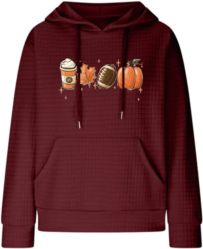 Vista 148 de SHAOBGE Sudaderas con capucha de gran tamaño para mujer, sudaderas con capucha para entrenamiento, suéteres casuales y cómodos trajes de moda