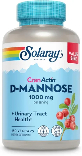 Vista 7 de Parent - Solaray D-Mannose con CranActin extracto de arándano 1000mg w/VIT C