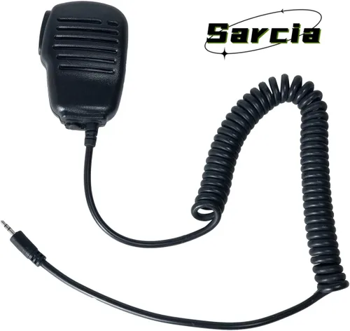 Vista 2 de Juego de micrófono y auricular PX650 para radio PX655 PX650 RX385 RX380 de 2 vías