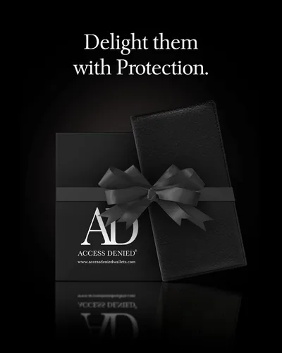 Vista 5 de Funda de cuero genuino para hombres y mujeres Funda para libro de cheques para duplicar cheques billetera RFID