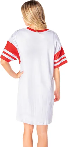 Vista 2 de Disney - Vestido camisón de pijama con diseño de la sirena pequeña Ariel para mujer
