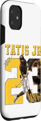 Vista 3 de Funda para iPhone 11 Number and Portrait Fernando Tatis Jr San Diego MLBPA