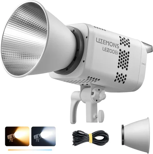 Vista 9 de Godox Litemons LE300Bi - Luz de video LED bicolor de 300 W con ventilador