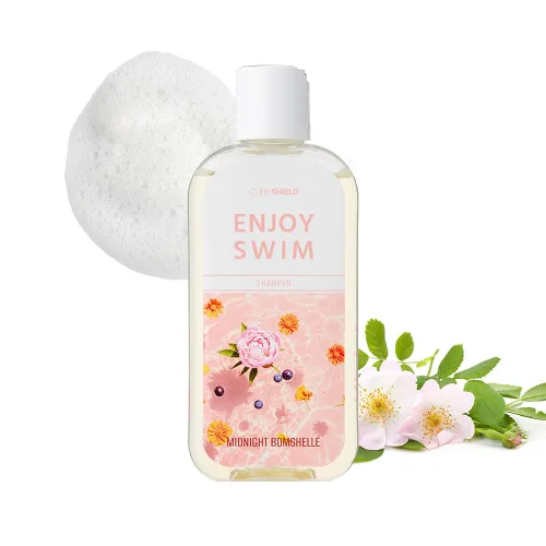 Vista 8 de Enjoy Swim - Champú nadador – Tratamientos para el cabello con agua dura, eliminación de olores a cloro, hidratante, 6.78 onzas (almizcle bebé)