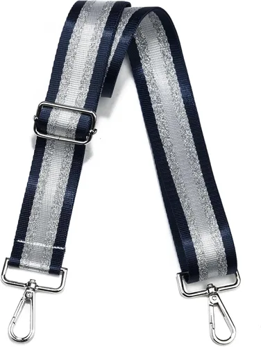 Vista 15 de LVYOUME Correa para bolso, accesorios plateados, correas anchas para bolsa, correa de hombro ajustable para bolsos
