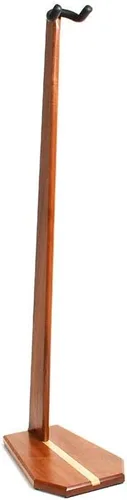 Vista 4 de Ruach GS-6 Soporte de madera para guitarra bajo - Hecho a mano de caoba y ceniza
