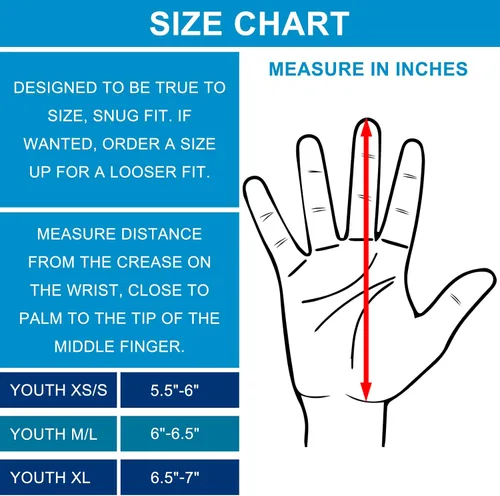 Vista 4 de Guantes de fútbol para niños, guantes de receptor ancho de silicona con agarre mejorado para jóvenes