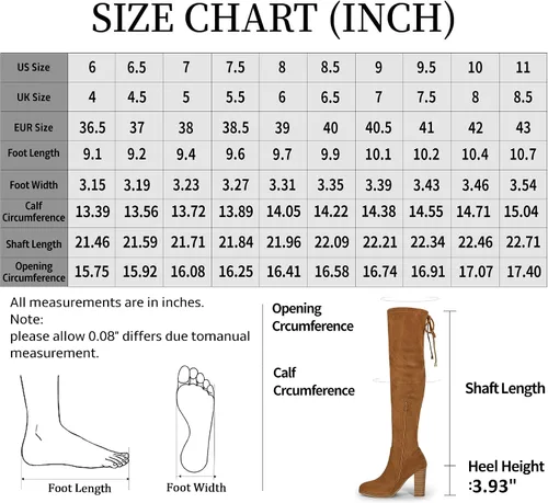Vista 3 de Vepose Botas de gamuza con tacón grueso 996 para mujer, con plataforma y tacón grueso de 3.9 pulgadas