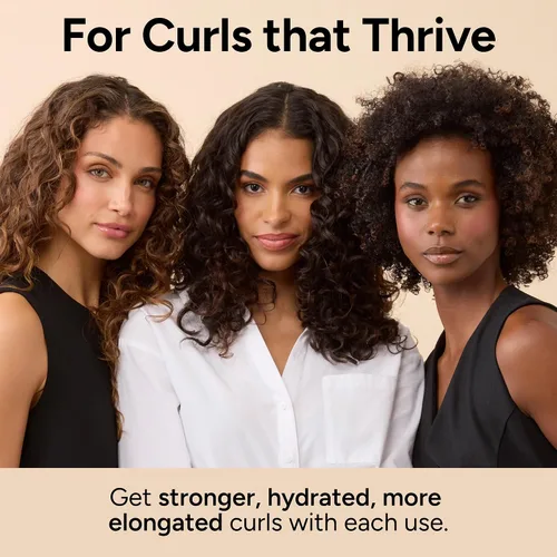 Vista 8 de Ouidad Curl Quencher Acondicionador Hidratante, Acondicionador Capilar Definidor de Rizos para Rizos Suaves, Nutridos e Hidratados, Ayuda a Reparar