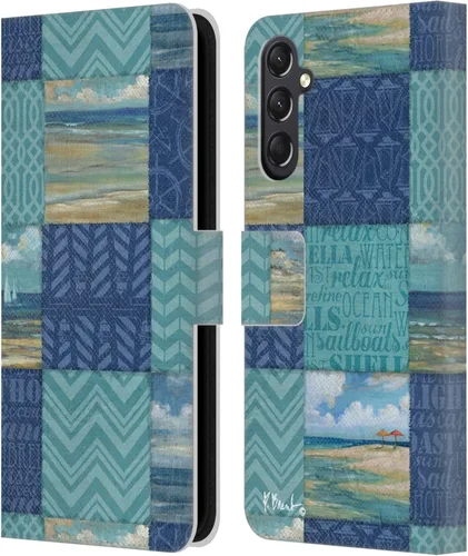 Vista 15 de Head Case Designs Officially Licensed Paul Brent Agate Mermaid Coastal Leather Wallet Case Compatible with Samsung Galaxy A24 4G / M34 5G