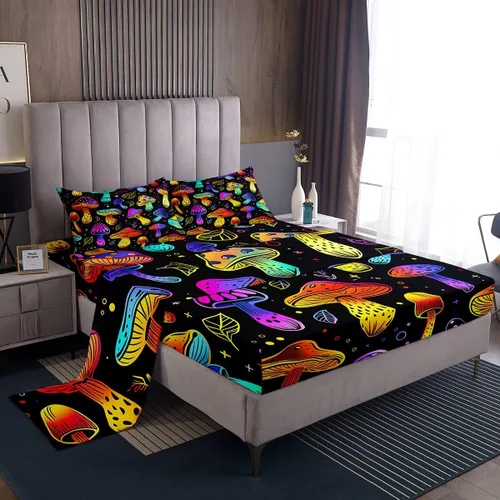 Vista 21 de Manfei Juego de sábanas de baloncesto para niños, tamaño individual, juego de ropa de cama temática deportiva para decoración de habitación de niños