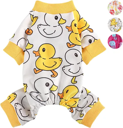 Vista 10 de Sebaoyu Pijamas de cuello redondo para perros pequeños, suéter de forro polar para perros, ropa de invierno linda y pequeña para cachorros Gris