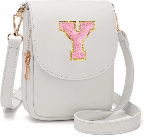 Vista 58 de Viverte Bolso Cruzado para Niñas Adolescentes Pequeñas, Bolso Inicial para Celular, Pequeña Cartera para Niños Pequeños, Bolso de Cuero con Tres