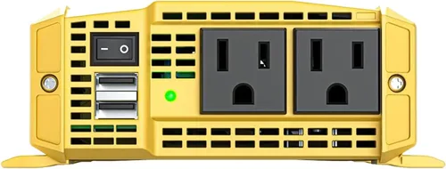 Vista 9 de K KRIËGER - Inversor de corriente de 400 vatios, 12V CC a 110V CA para vehículos, con 2 salidas, puertos USB, enchufe para encendedor de cigarrillos