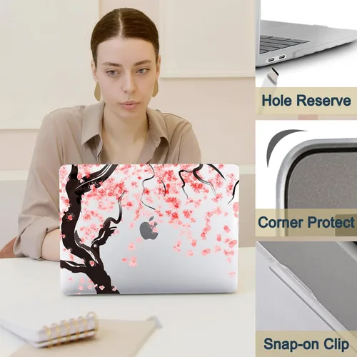 Vista 98 de Funda compatible con MacBook Air de 11 pulgadas 2015-2010 A1465 A1370, diseño impreso de plástico para laptop, carcasa protectora Air de 11.6
