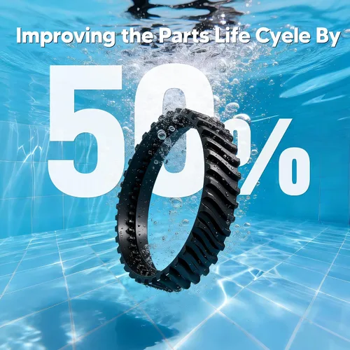 Vista 4 de R0526100 - Neumático de pista compatible con limpiador de piscina Zodiac