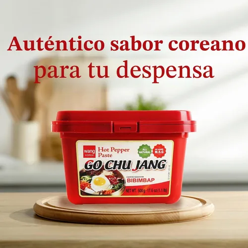 Vista 5 de Wang Gochujang, pasta tradicional de chile rojo coreano