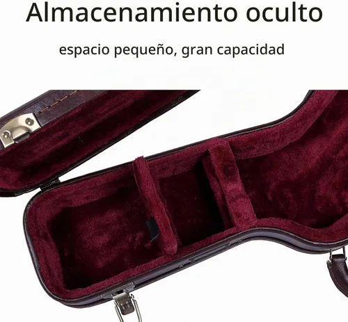 Vista 5 de Estuche Crossrock de carcasa dura para mandolina estilo A en marrón vintage (CRW620MABR)