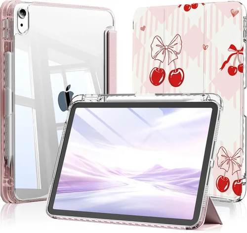 Vista 14 de Funda para iPad (A16) de 11ª generación de 11 pulgadas 2025, funda para iPad de 10.9 pulgadas 2022 con soporte para lápices, funda a prueba de Negro