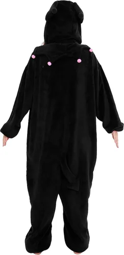 Vista 9 de SAZAC Kuromi Kigurumi - Mono de disfraz de Halloween