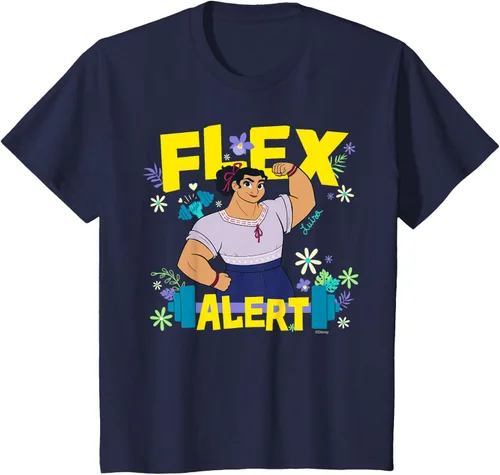 Vista 74 de Disney Encanto Luisa Madrigal Flex Alert Camiseta, Negro