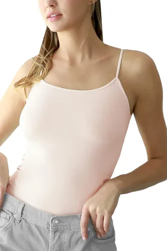 Vista 41 de NIKIBIKI Camisola básica sin costuras para mujer, fabricada en Estados Unidos, talla única