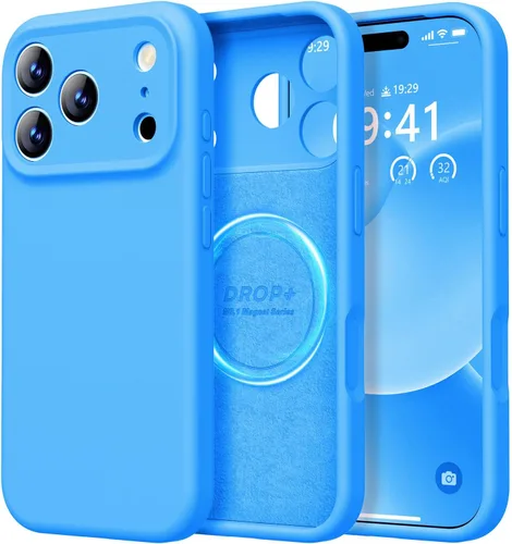Vista 461 de LOVE 3000 Diseñada para Funda iPhone Air, Silicona Premium [Compatible con Magsafe][Forro de Microfibra Suave Anti-Rayones] Funda Protectora