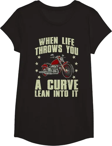 Vista 6 de Funny Motorcycle Racer Design for Men Women Motorcycle Lover T-Shirt Asphalt Grey