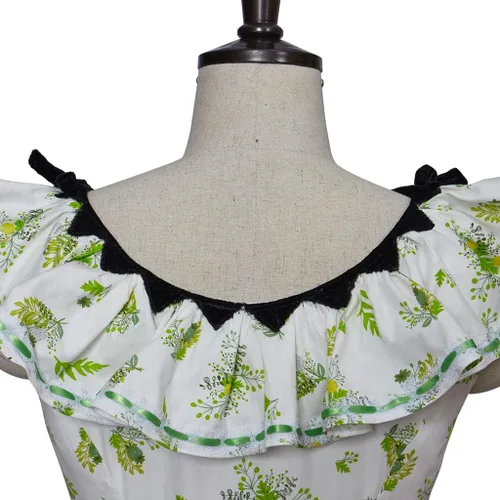 Vista 4 de Gone with The Wind Scarlett Ohara - Disfraz de barbacoa vestido de guerra civil vestido de bella del sur vestido de baile para mujeres y adultos