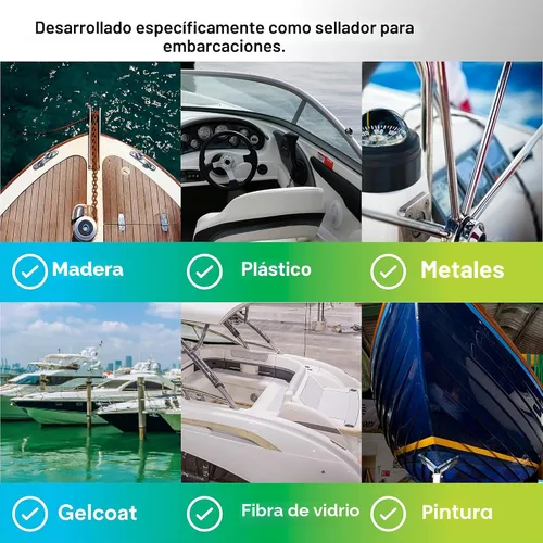 Vista 4 de Sellador de silicón blanco 3M, tipo marítimo, 3004.7762