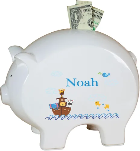 Vista 2 de Hucha personalizada Noahs Ark