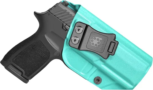 Vista 15 de Amberide IWB Kydex Holster for SIG Sauer P320 Carry/Compact / M18, Concealed Carry, No Optic/No Laser, Adjustable Cant, Secure Retention, Made in