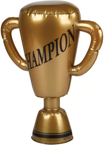 Vista 2 de Trofeo inflable de premio campeón Juego de 3 16 pulgadas Inflar fiesta