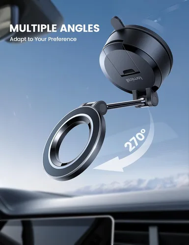 Vista 4 de Lamicall Soporte para automóvil Magsafe [70 libras de succión más fuerte y ultra imanes] Soportes de teléfono para tu automóvil, soporte de teléfono