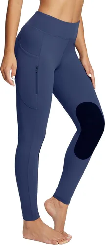 Vista 13 de baleaf Womens Winter Horse Riding Pants Fleece Breeches Leggings Negro