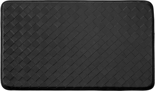 Vista 5 de Chef Gear tapete cómodo antideslizante con tejido de rombos Negro