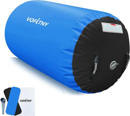 Vista 10 de VOFiTNY Gimnasia Equipo de Tumbling Barril de aire Inflable Octágono Vaso Rodillo Back Bend Trainer Animadoras Sin Bomba