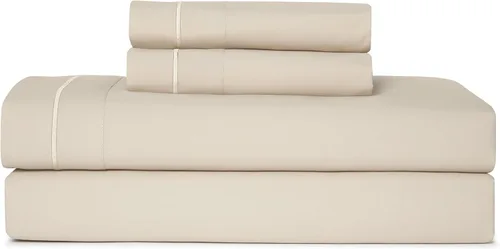 Vista 24 de Casual Living Juego de sábanas tamaño individual, microfibra refrescante, 3 piezas, color beige
