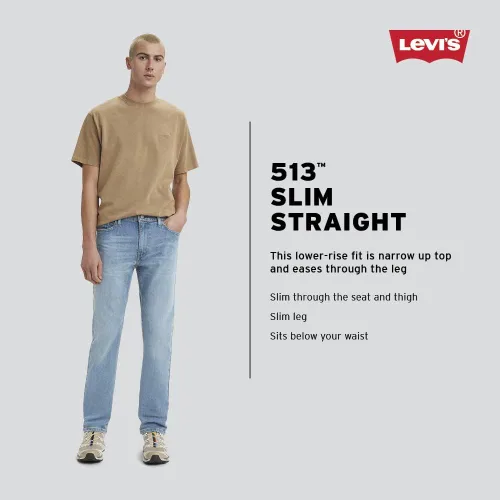 Vista 3 de Levi's 513- Jean recto y ajustado para hombre