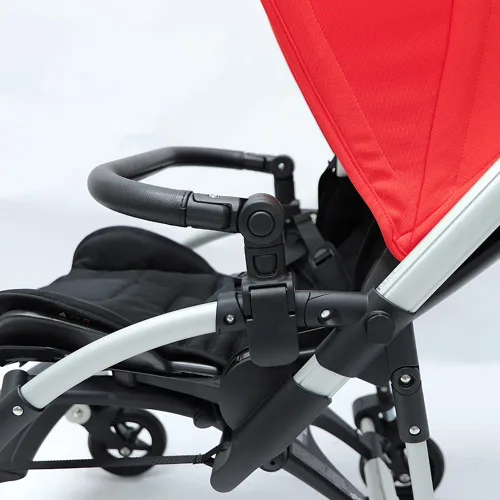 Vista 2 de Consola para manillar de cochecito, reposabrazos ajustable, barra de parachoques compatible con Bugaboo Bee 3 Bee 5 Bee 6 Cochecitos de bebé