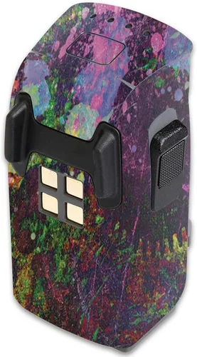 Vista 5 de MightySkins Skin compatible con la batería DJI Spark Mini Drone - Humo brillante Funda protectora de vinilo duradera y única Fácil de aplicar