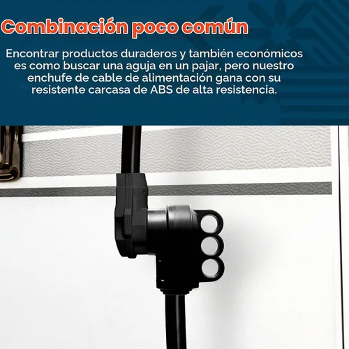 Vista 3 de True Mods NEMA 14-50R 125/250V 50A Cable de alimentación RV hembra de reemplazo con conector de toma para cable de 6/3 + 8/1 AWG de 4 hilos