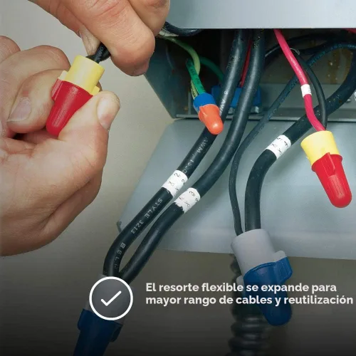 Vista 3 de 3M Conector de cable Performance Plus, O/B+, rango de cable: 2#22-3#12
