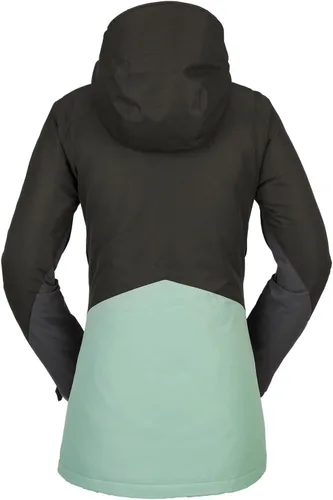 Vista 2 de Volcom Chaqueta con capucha para mujer, con aislamiento para snowboard, esquí, invierno