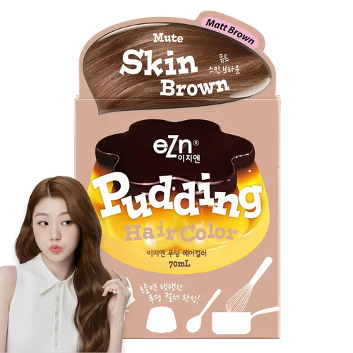 Vista 23 de eZn Tinte para el cabello con pudín (beige ceniza) - Tinte coreano